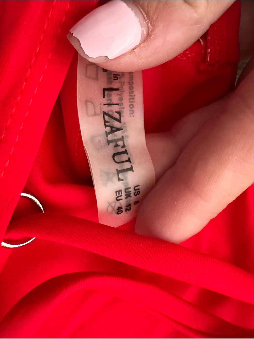 Zaful Red Bikini Set - Strappy Top & Cheeky Bottoms - Picture 4 of 4